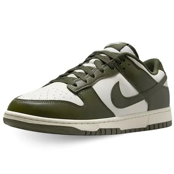 NWT Nike Dunk Low Retro in Pale Ivory + Cargo Khaki Women 9.5 display picture 2